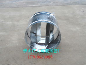 白铁工程弯头供应圆形电动调节阀 法兰套管 等螺旋风管配件质量保证图片,白铁工程弯头供应圆形电动调节阀 法兰套管 等螺旋风管配件质量保证高清图片 佛山市南海区江大螺旋风管厂
